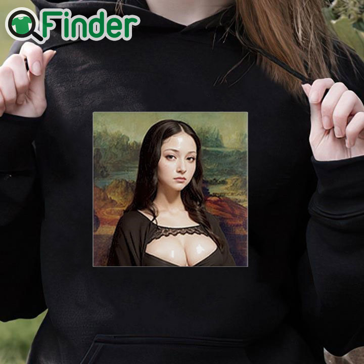 black hoodie Modern Mona Lisa Shirt black hoodie Modern Mona Lisa Shirt