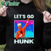 black hoodie Ryan Nemeth Let's Go Hollywood Hunk Shirt