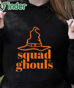 black hoodie Squad Ghouls Cute, Fun Halloween Saying, Ghoul Gang, Let's Go Ghouls Halloween Shirt