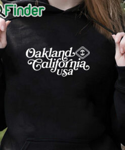 black hoodie Tom Holland Oakland California Usa Shirt