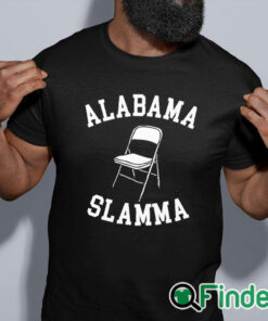 black shirt Folding Chair Alabama Slamma Shirt