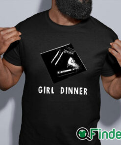 black shirt Girl Dinner Shirt