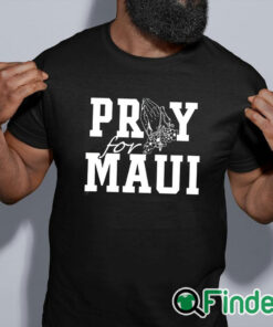 black shirt Maui Strong T Shirt Lahaina Hawaii Fires Maui Wildfire Relief
