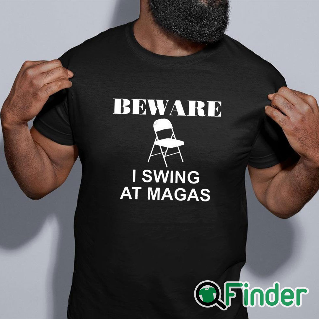 black shirt Your Blue Channel Beware I Swing At Magas Shirt black shirt Your Blue Channel Beware I Swing At Magas Shirt