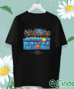 unisex T shirt Nato Summit Vilnius Sommet 2023 Columns Of Gediminas Shirt