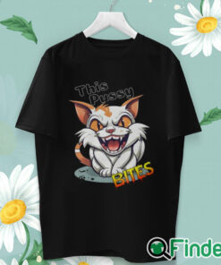 unisex T shirt This Pussy Bites Wild Cat Meme