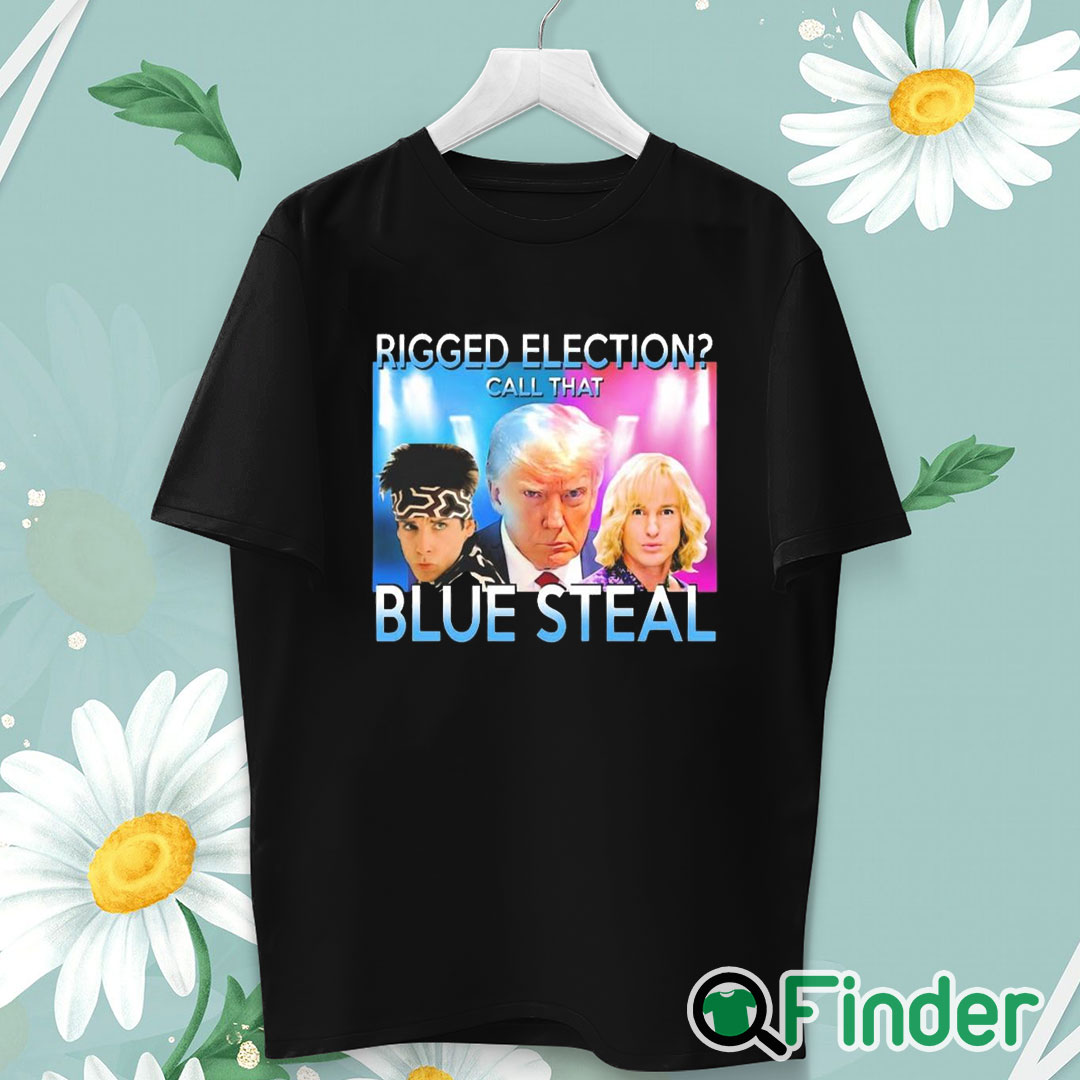 unisex T shirt Trump Mugshot Rigged Election Call That Blue Steel Shirt unisex T shirt Trump Mugshot Rigged Election Call That Blue Steel Shirt