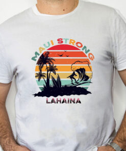 white Shirt Maui Strong Shirt Fundraiser Hearts For Lahaina Strong Shirt Hawaii Support For Hawaii
