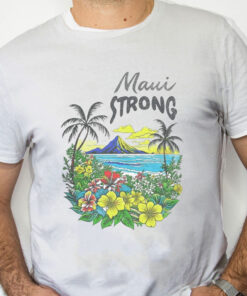 white Shirt Maui Strong Shirt Fundraiser Helping Wildfires On Maui