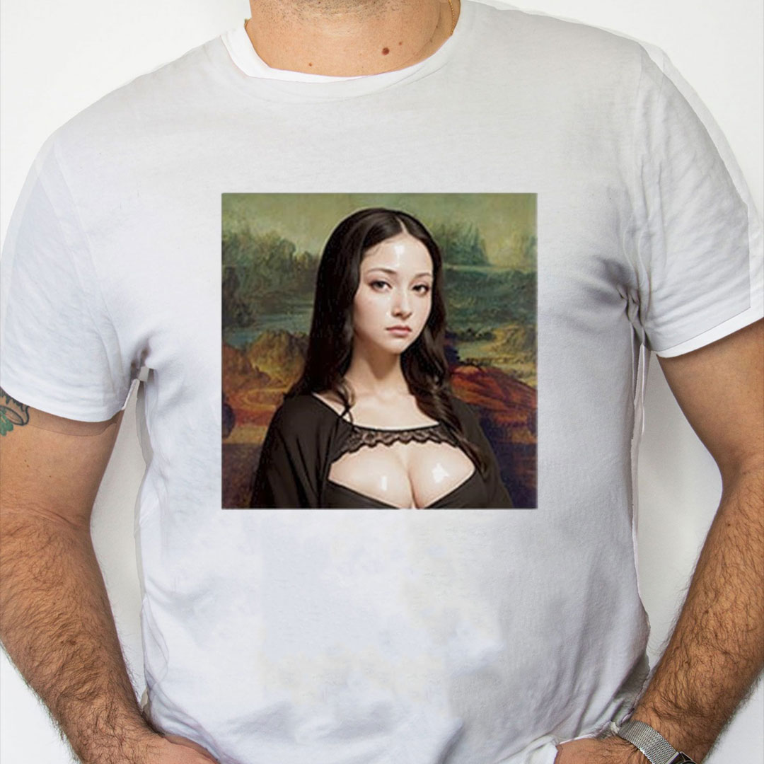 white Shirt Modern Mona Lisa Shirt white Shirt Modern Mona Lisa Shirt