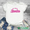 white T shirt Barbie My Job Is Books Shirt