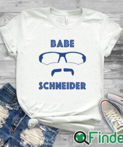 white T shirt Gate 14 Podcast Davis Schneider Babe Schneider Shirt