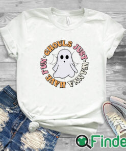 white T shirt Ghouls Just Wanna Have Fun Shirt, Ghouls Night Out Shirt, Witch Shirt, Retro Fall Shirt, Fall Shirt