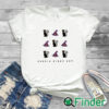 white T shirt Ghouls Night Out, Kitty Cat Witches Hat Tshirt, Spooky Halloween Shirt