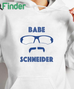 white hoodie Gate 14 Podcast Davis Schneider Babe Schneider Shirt