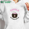 white hoodie Ghouls Night Out Shirt, Retro Halloween Comfort Tee, Retro Halloween Shirt