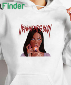white hoodie Jennifers Body T Shirt