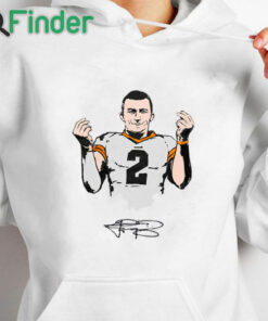 white hoodie Money Manziel Shirt
