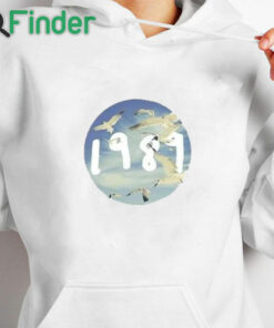 white hoodie Olivia Benson 1989 Seagull White Circle Shirt