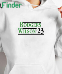 white hoodie Rodgers Garrett Wilson β23 T Shirt
