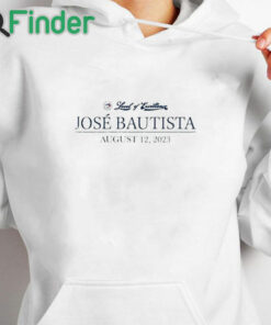 white hoodie Toronto Blue Jays Jose Bautista Honda Level Of Excellent August 12 2023 T Shirt