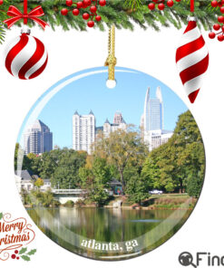 Atlanta Porcelain Christmas Ornament