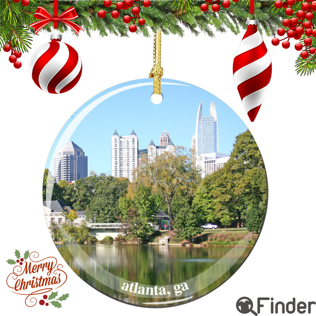 Atlanta Porcelain Christmas Ornament Atlanta Porcelain Christmas Ornament