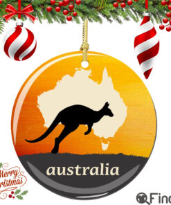 Australia Christmas Ornament Porcelain