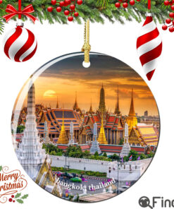 Bangkok Thailand Christmas Ornament Porcelain