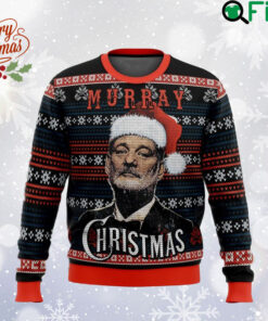 Bill Murray Ugly Christmas Sweater, American Actor Sweatshirt, Comedian All Over Print Sweater, Murray Sweatshirt