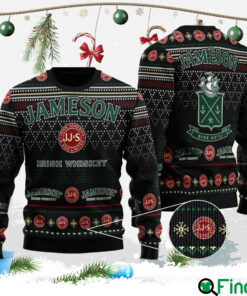 Black Jameson Christmas Ugly Sweater