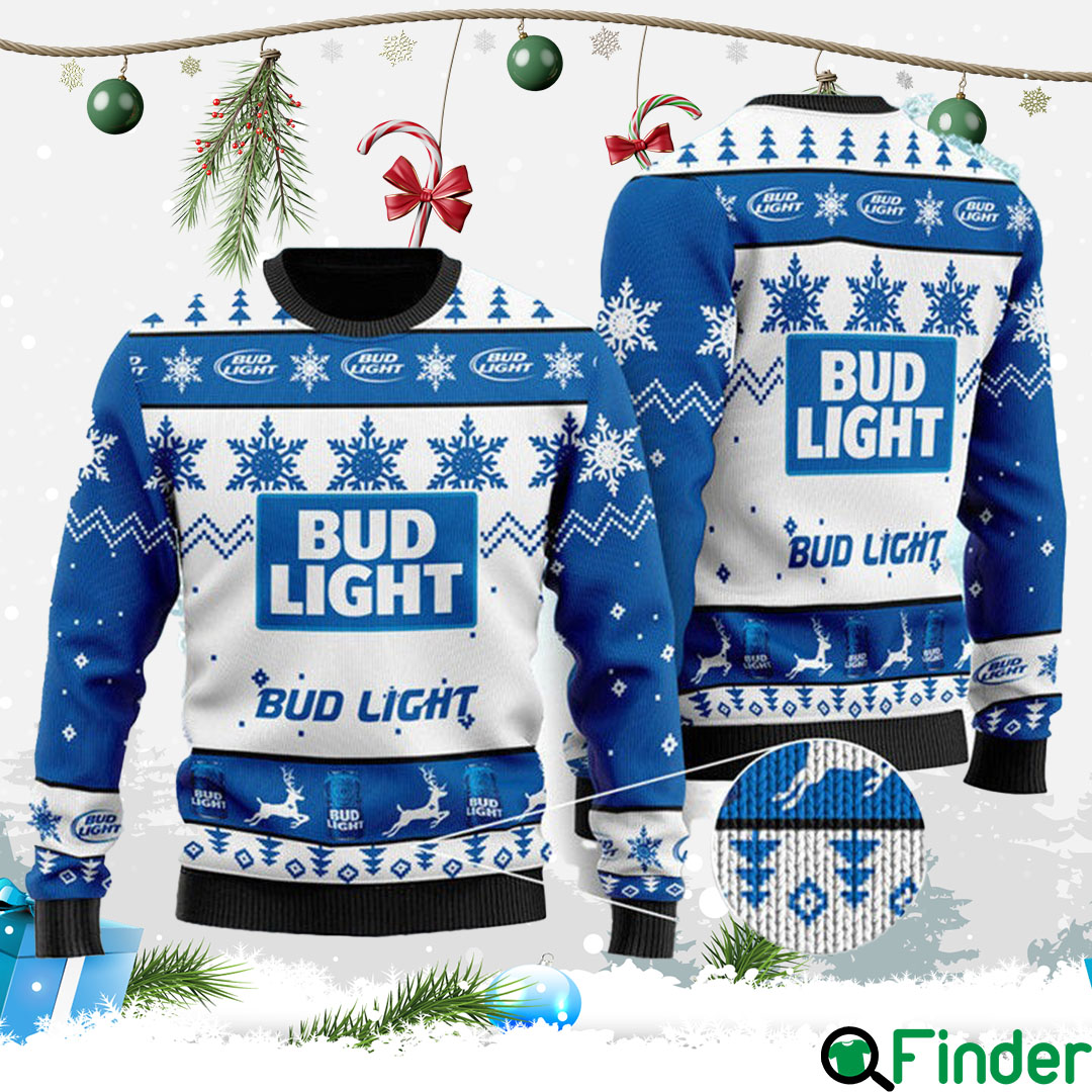 Bud Light Original Edition Ugly Christmas Sweater Bud Light Original Edition Ugly Christmas Sweater