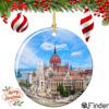 Budapest Porcelain Christmas Ornament