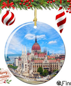 Budapest Porcelain Christmas Ornament
