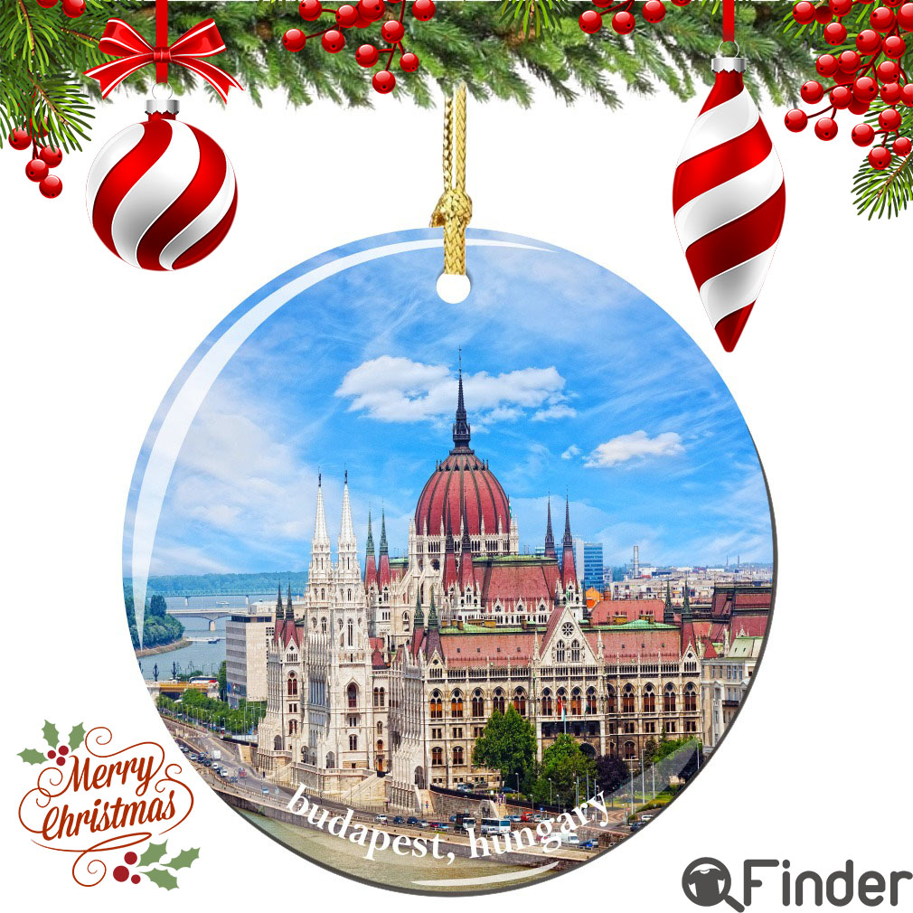 Budapest Porcelain Christmas Ornament Budapest Porcelain Christmas Ornament