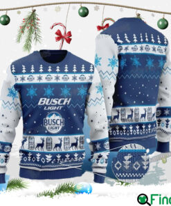 Busch Light Beer Xmas Funny Gift For Friends Ugly Christmas Sweater