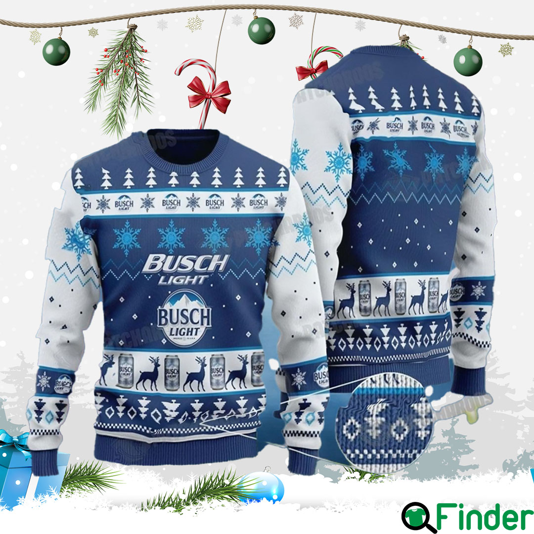 Busch Light Beer Xmas Funny Gift For Friends Ugly Christmas Sweater Busch Light Beer Xmas Funny Gift For Friends Ugly Christmas Sweater