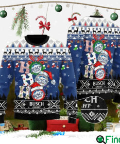 Busch Light HoHoHo Ugly Christmas Hoodie Sweater