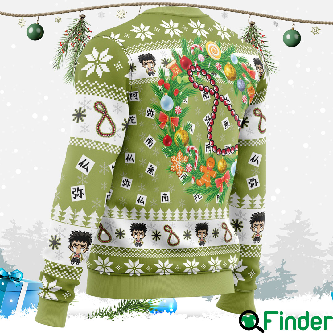 Christmas Gyomei Himejema Demon Slayer Ugly Christmas Hoodie Sweater Christmas Gyomei Himejema Demon Slayer Ugly Christmas Hoodie Sweater