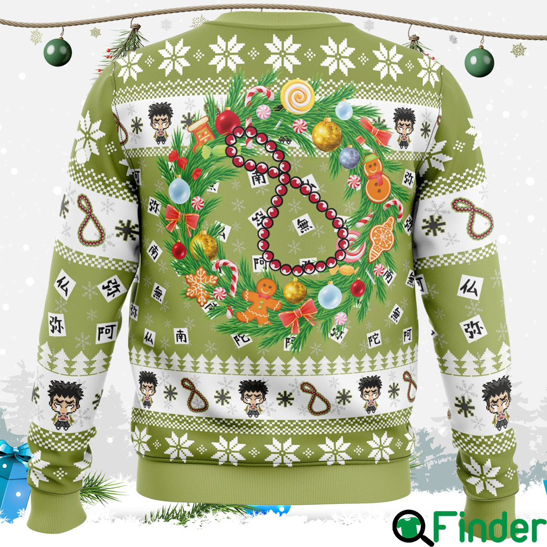 Christmas Gyomei Himejema Demon Slayer Ugly Christmas Sweater Gift for Christmas Christmas Gyomei Himejema Demon Slayer Ugly Christmas Sweater Gift for Christmas