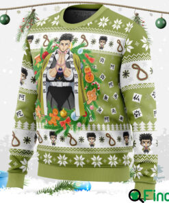 Christmas Gyomei Himejema Demon Slayer Ugly Christmas Sweaters