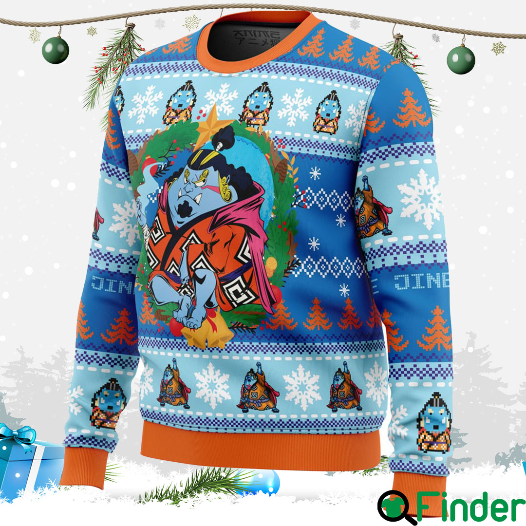Christmas Jinbe One Piece Ugly Christmas Hoodie Sweater Christmas Jinbe One Piece Ugly Christmas Hoodie Sweater