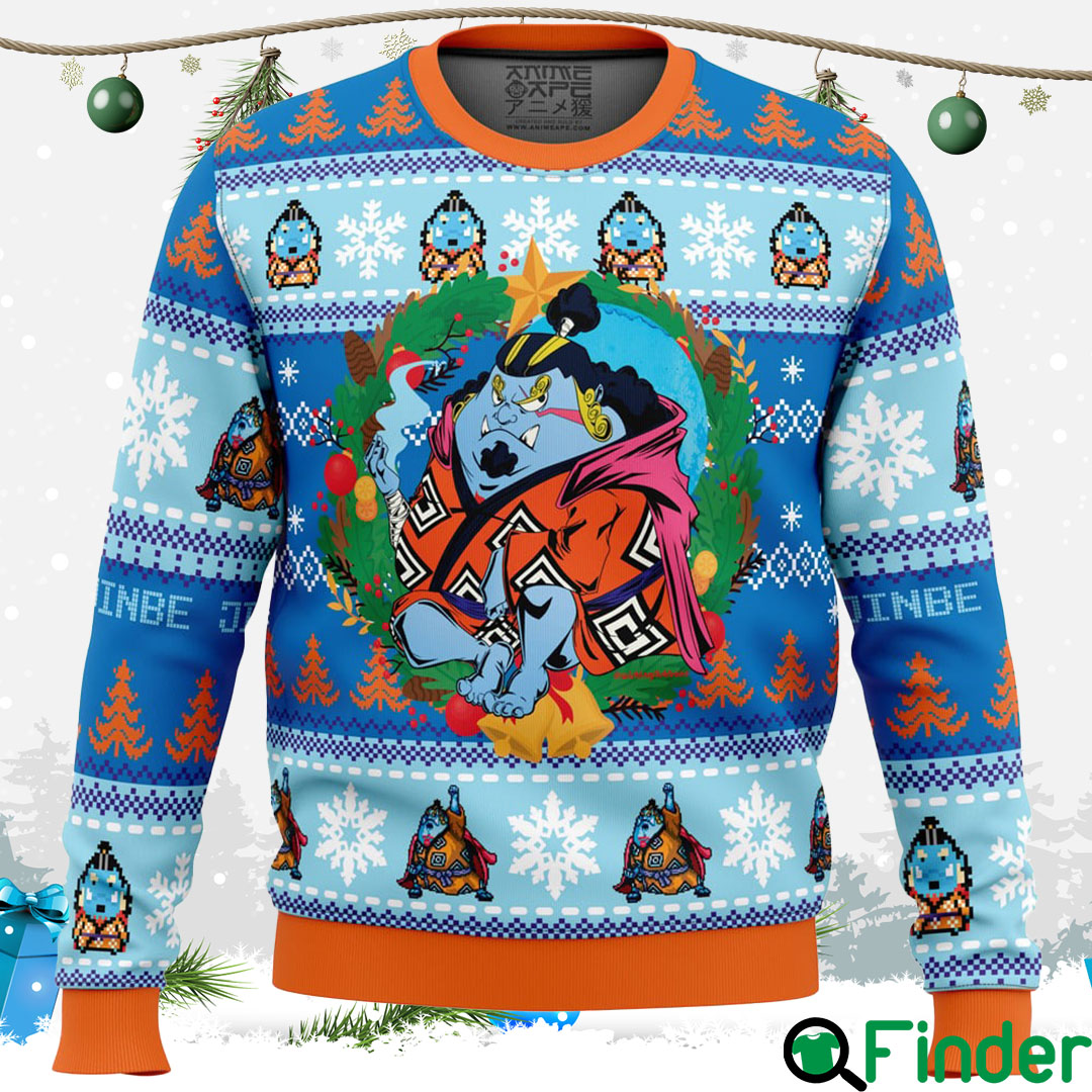 Christmas Jinbe One Piece Ugly Christmas Sweater Christmas Jinbe One Piece Ugly Christmas Sweater