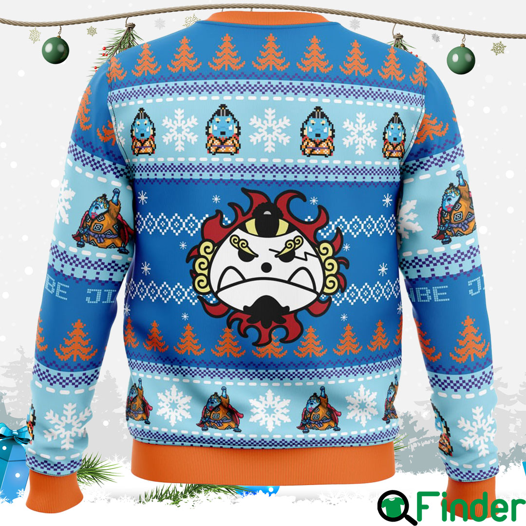 Christmas Jinbe One Piece Ugly Christmas Sweatshirt Christmas Jinbe One Piece Ugly Christmas Sweatshirt