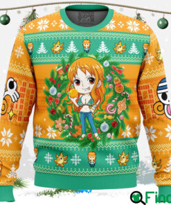 Christmas Nami One Piece Ugly Christmas Sweater