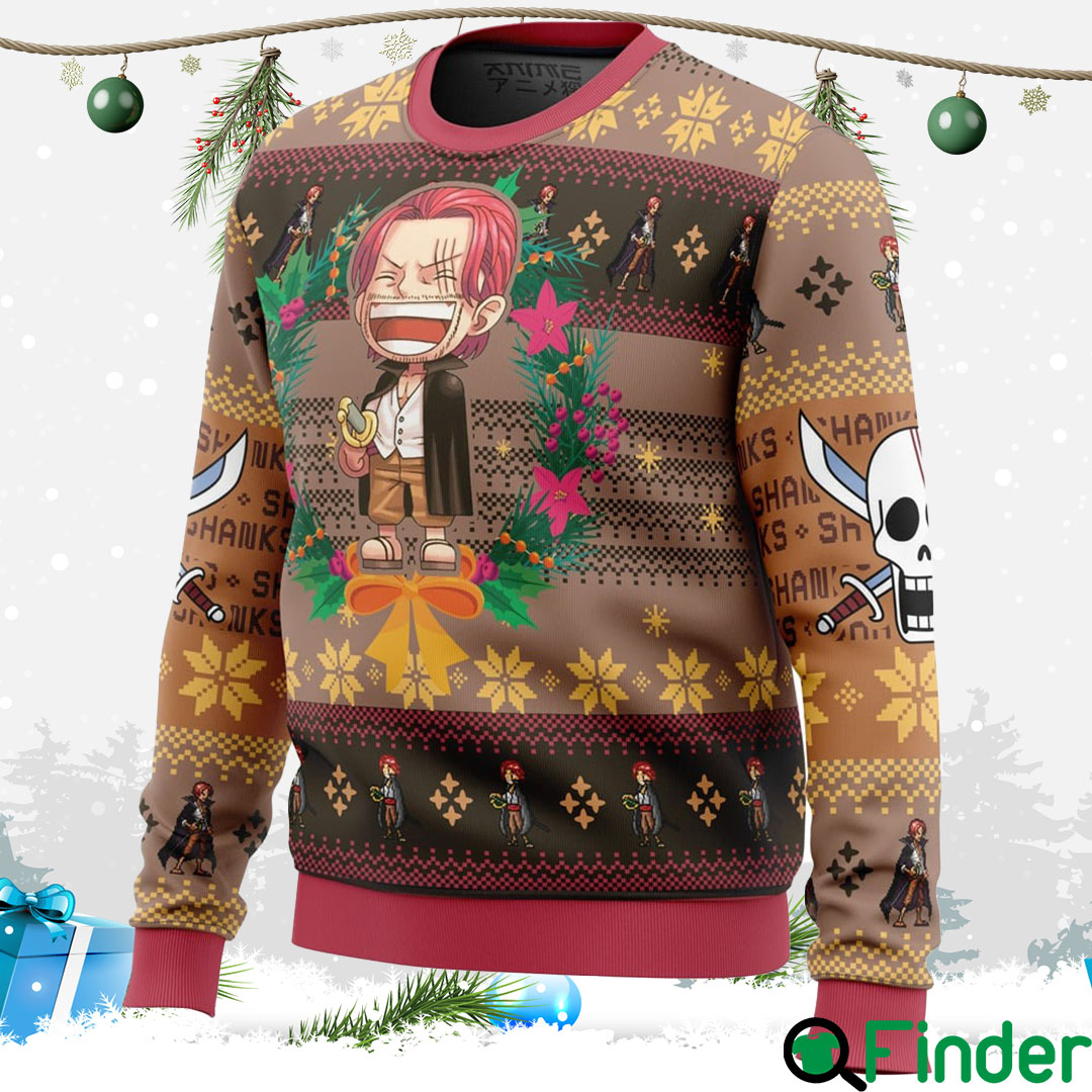 Christmas Shanks One Piece Ugly Christmas Hoodie Sweater Christmas Shanks One Piece Ugly Christmas Hoodie Sweater
