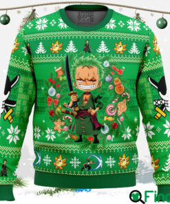 Christmas Zoro One Piece Ugly Christmas Sweater