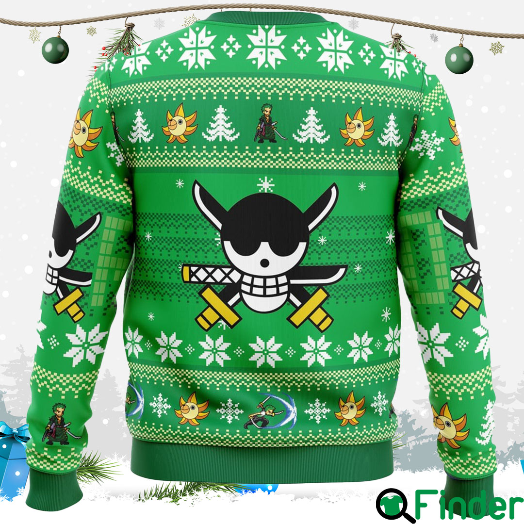 Christmas Zoro One Piece Ugly Christmas Sweater Hoodie Christmas Zoro One Piece Ugly Christmas Sweater Hoodie