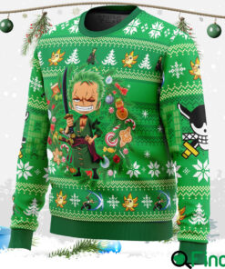 Christmas Zoro One Piece Ugly Christmas Sweaters