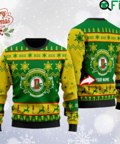 Customized Di xie Brewing Co Ugly Christmas Sweater, Di xie Beer Sweatshirt, Di xie Logo All Over Print Sweater, Xmas Sweater, Gift For Fan